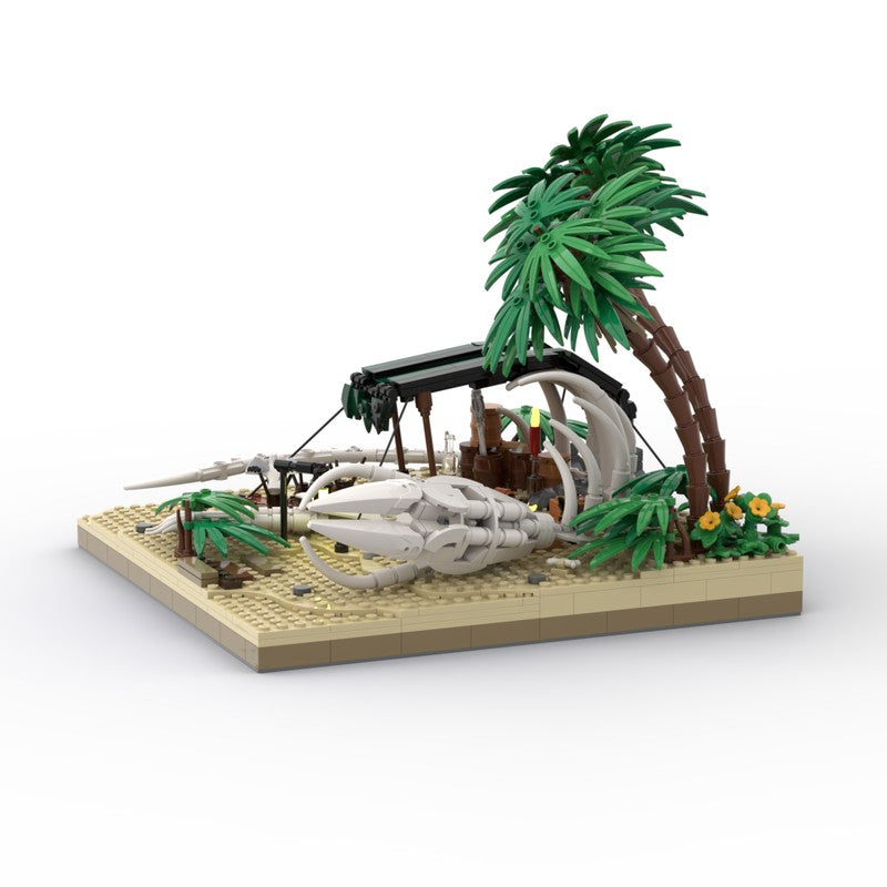 Whale Bone Camp Building Kit | Port Sauvage | LEGO-Compatible MOC - 2