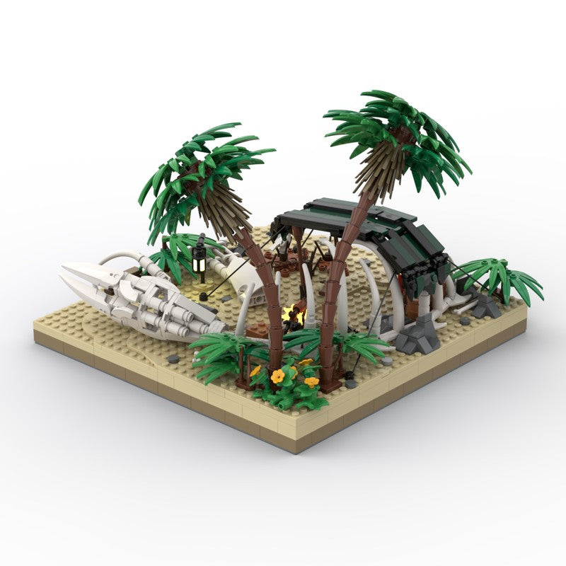 Whale Bone Camp Building Kit | Port Sauvage | LEGO-Compatible MOC - 3