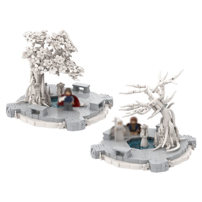 white city courtyard building set | lotr | moc-221927 - 3
