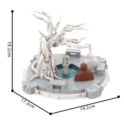 white city courtyard building set | lotr | moc-221927 - 4