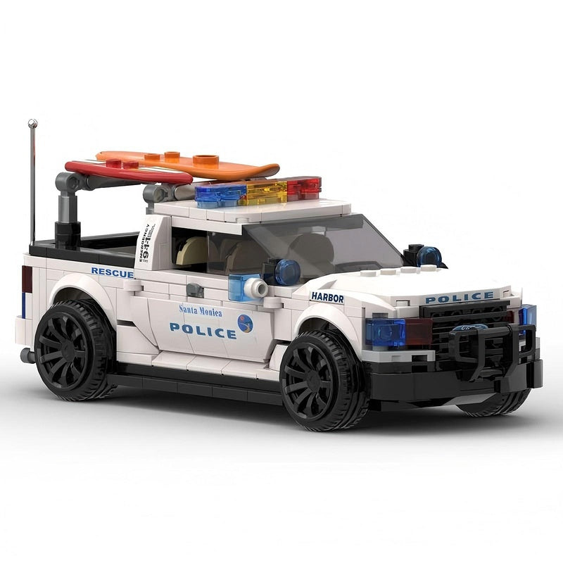 White Harbor Police Rescue Pickup MOC Building Kit - 2