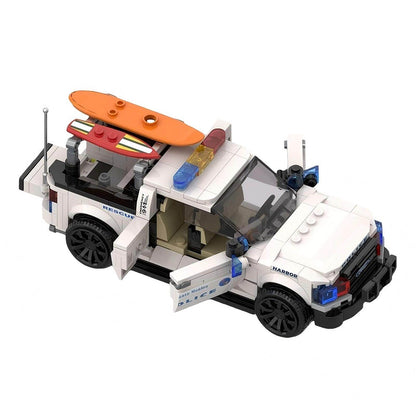 White Harbor Police Rescue Pickup MOC Building Kit - 5