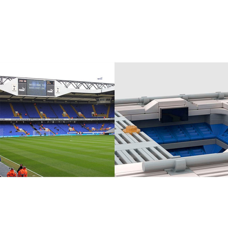 White Hart Lane Inspired MOC Football Stadium Architecture Building Kit - 3