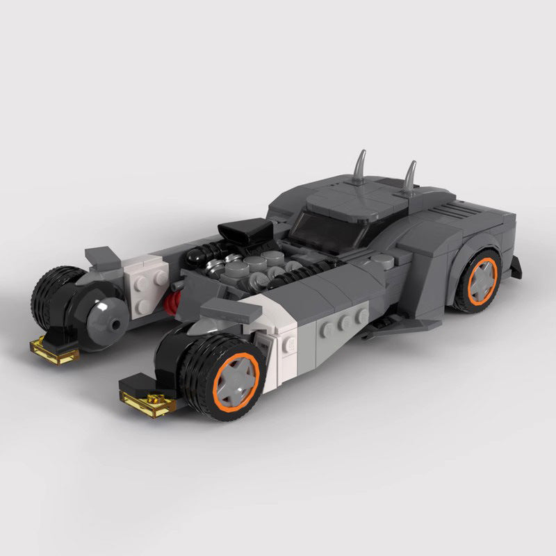 white knight batmobile building set | moc-51868 - 6