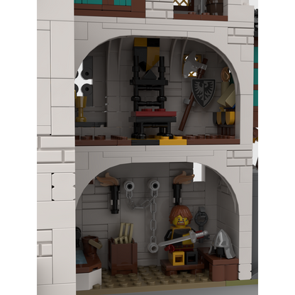 White Tower Building Kit | LEGO-Compatible MOC - 6