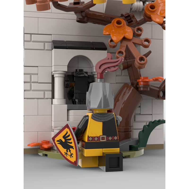 White Tower Building Kit | LEGO-Compatible MOC - 8