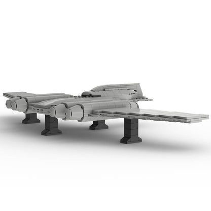 Wide-Wing Diplomatic Space Cruiser MOC Building Kit - 5