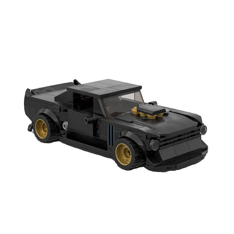 Widebody V8 Drift Muscle Car Building Kit | LEGO-Compatible MOC - 2