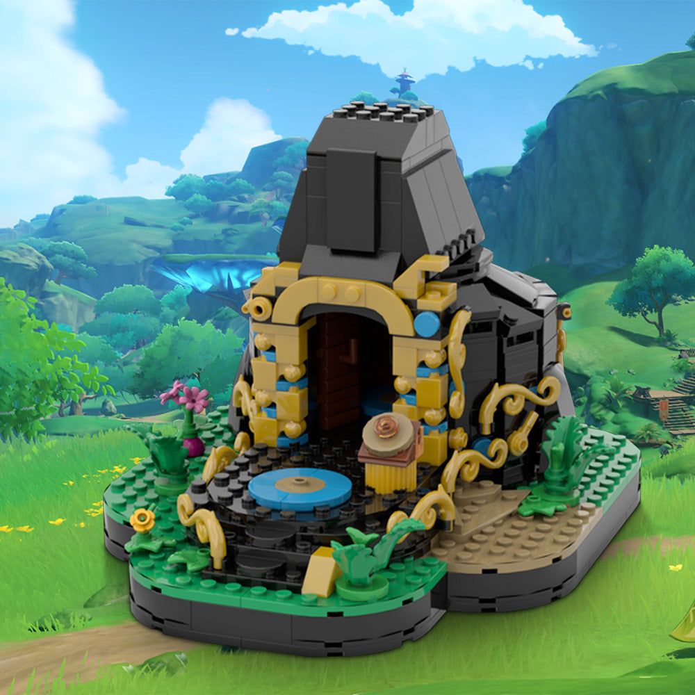 wild ancient shrine building set | zelda | moc-221622 - 1