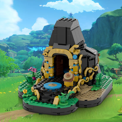 wild ancient shrine building set | zelda | moc-221622 - 1