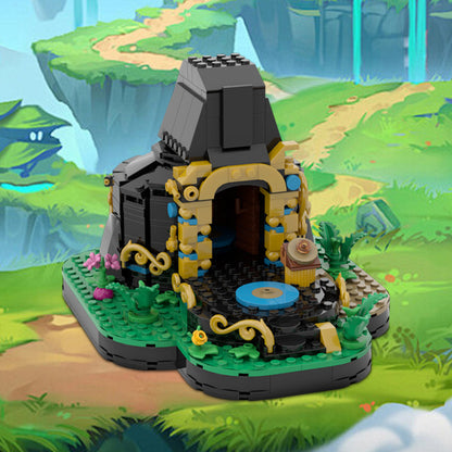 wild ancient shrine building set | zelda | moc-221622 - 3