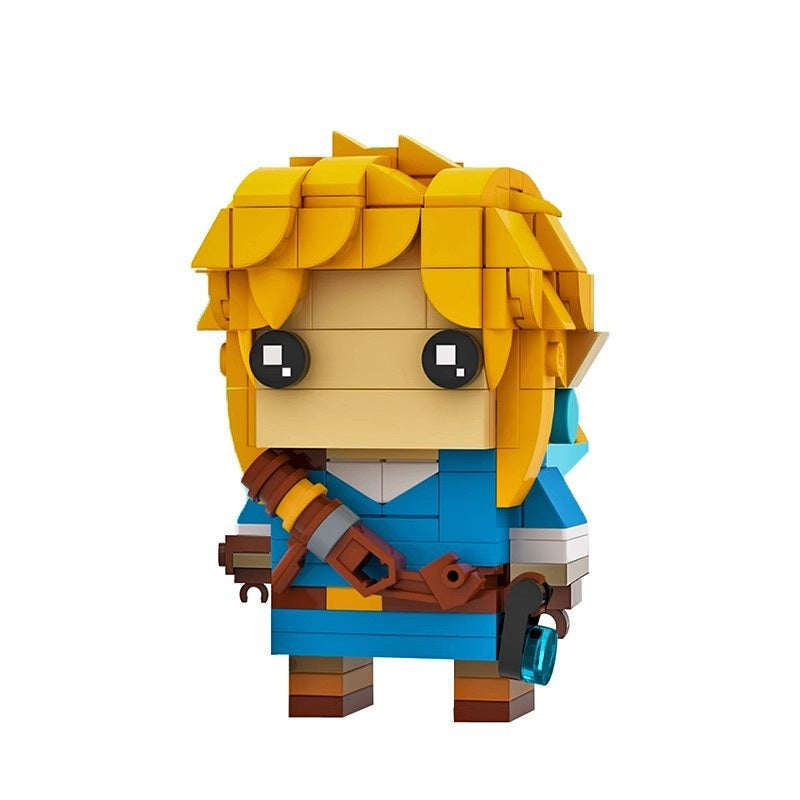 Wild Fantasy Hero BrickHeadz Building Kit | LEGO-Compatible MOC - 1
