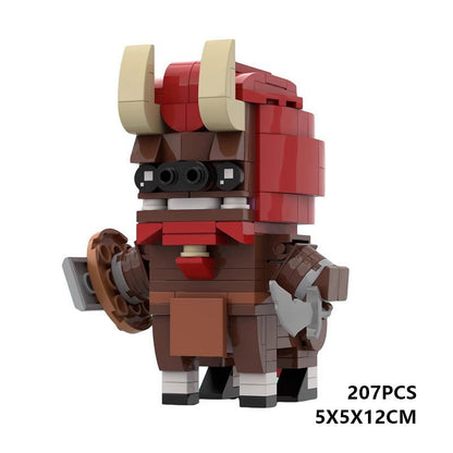 Wild Fantasy Hero BrickHeadz Building Kit | LEGO-Compatible MOC - 2