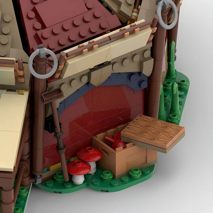 Wild Frontier Horse Stable Building Kit | LEGO-Compatible MOC - 3