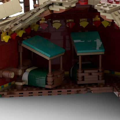 Wild Frontier Horse Stable Building Kit | LEGO-Compatible MOC - 4