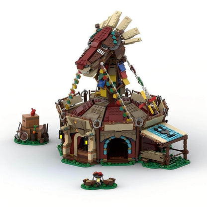 Wild Frontier Horse Stable MOC Rural Building Kit - 1