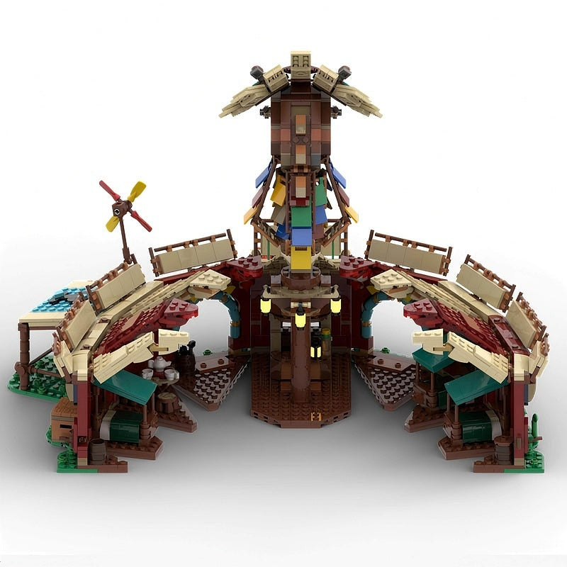 Wild Frontier Horse Stable MOC Rural Building Kit - 2
