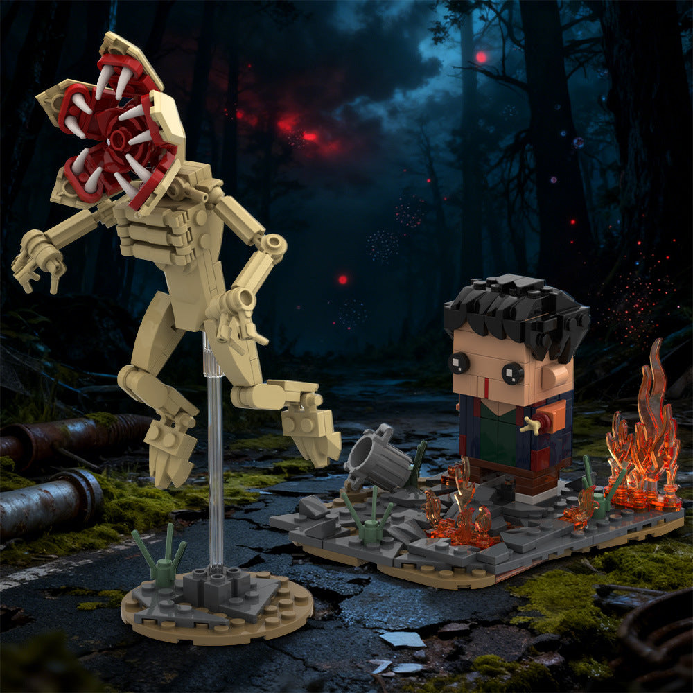 will's awakening scene building kit | stranger things | lego compatible moc - 1