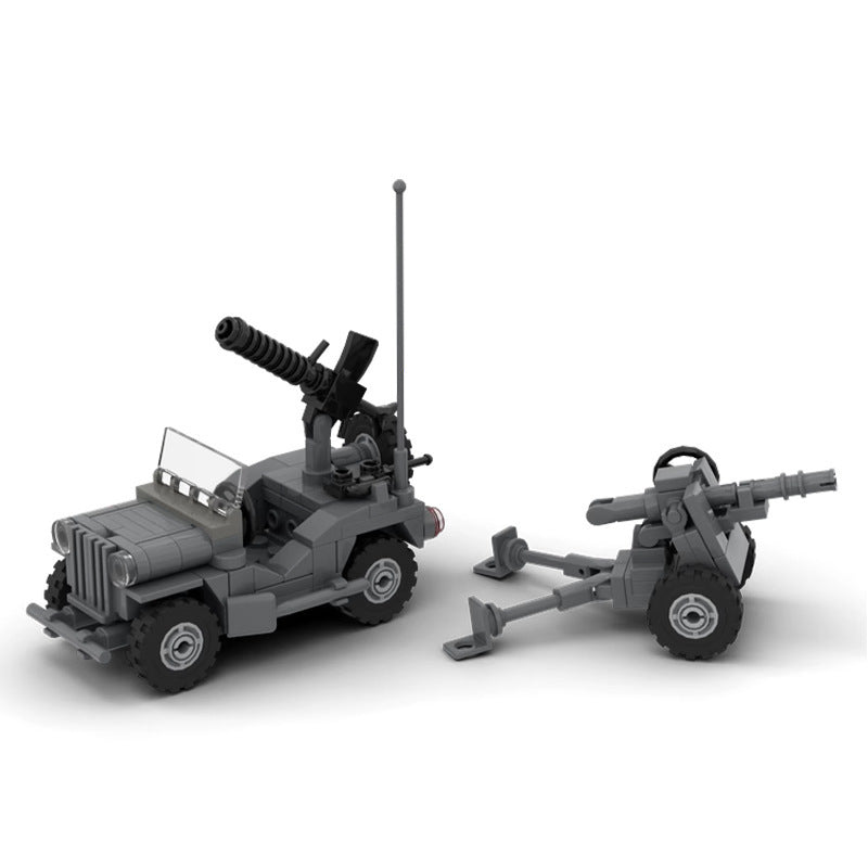 willys mb truck building set | moc-108751 - 1