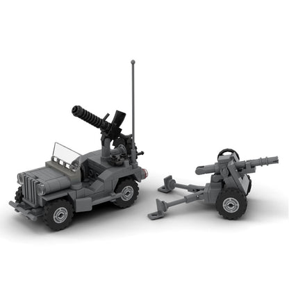 willys mb truck building set | moc-108751 - 1
