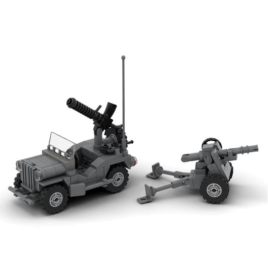 willys mb truck building set | moc-108751 - 1