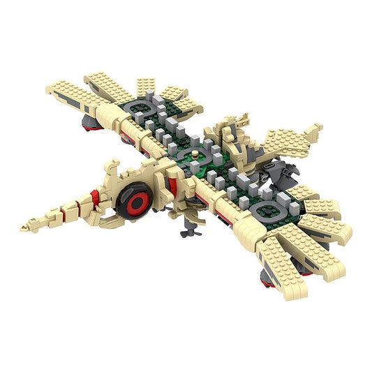 Wind Sky Ancient Mechanical Eagle Guardian Building Kit | LEGO-Compatible MOC - 3
