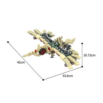 Wind Sky Ancient Mechanical Eagle Guardian MOC Building Kit - 3