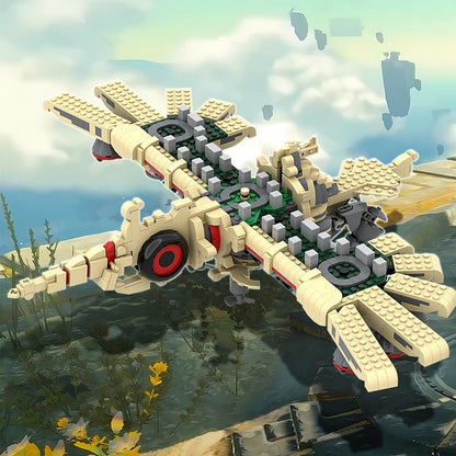 Wind Sky Ancient Mechanical Eagle Guardian MOC Building Kit - 4