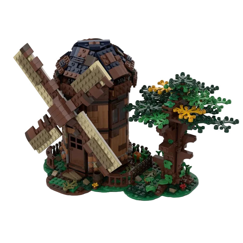 Windmill Building Kit | LEGO-Compatible MOC - 1
