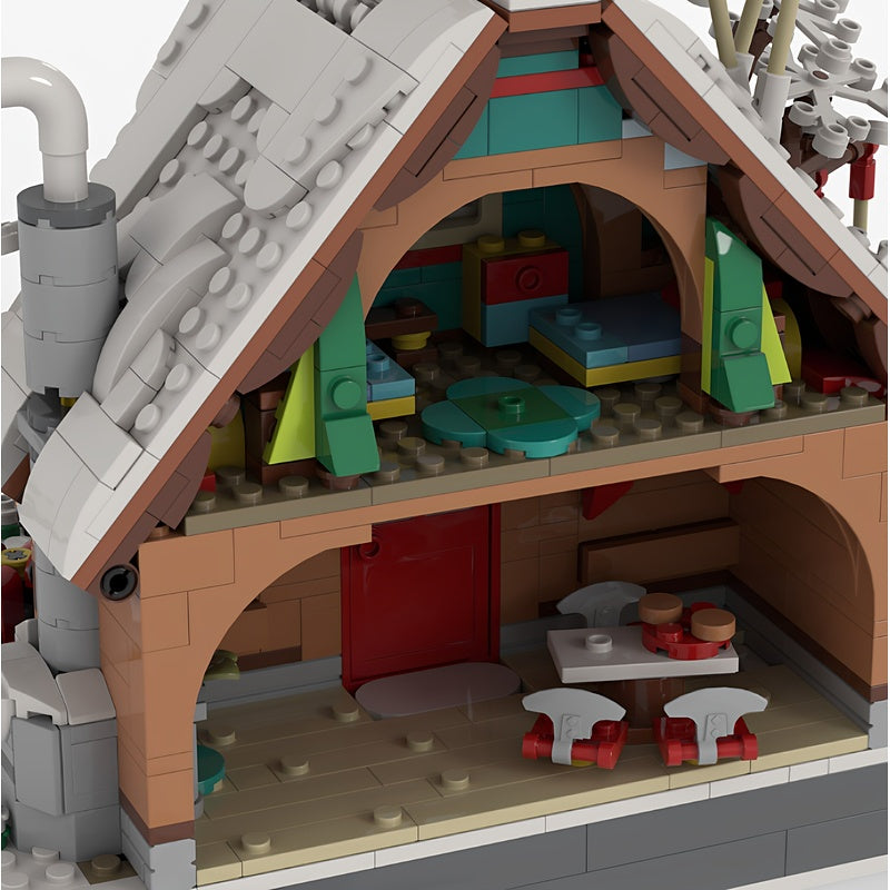 Winter Kindergarten Our Little Stars Christmas Village MOC Building Kit - 4