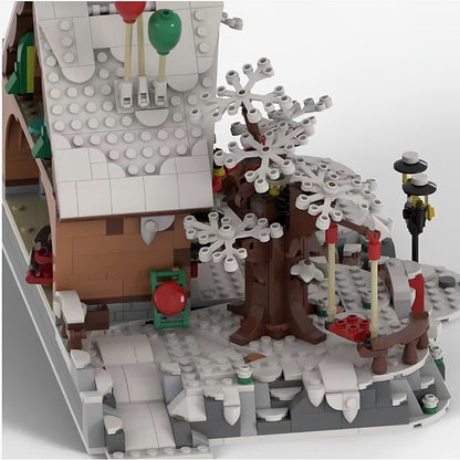 Winter Kindergarten Our Little Stars Christmas Village MOC Building Kit - 5