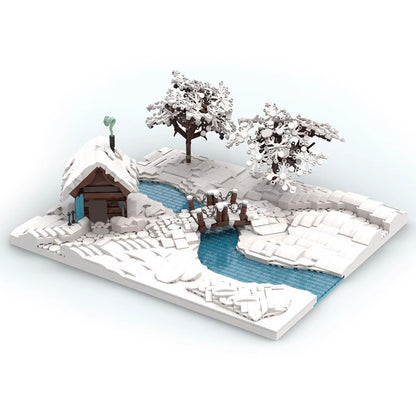 winter scene building set | moc-85879 - 1