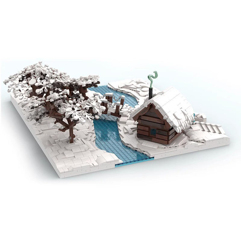 winter scene building set | moc-85879 - 3