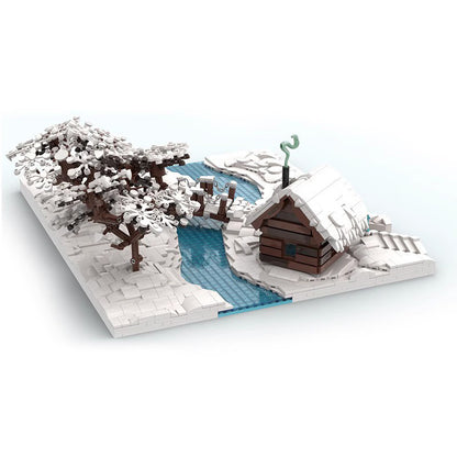 winter scene building set | moc-85879 - 3