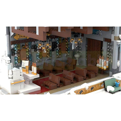 Winter Village Cathedral Building Kit | Compatible MOC - 4