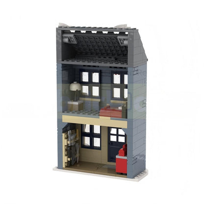 Winter Village Hardware Store Building Kit | LEGO-Compatible MOC - 3