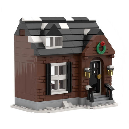 Winter Village House Building Kit | LEGO-Compatible MOC - 1