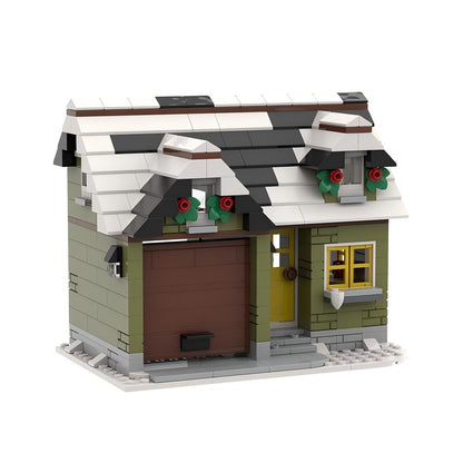 Winter Village House Building Kit | LEGO-Compatible MOC - 10