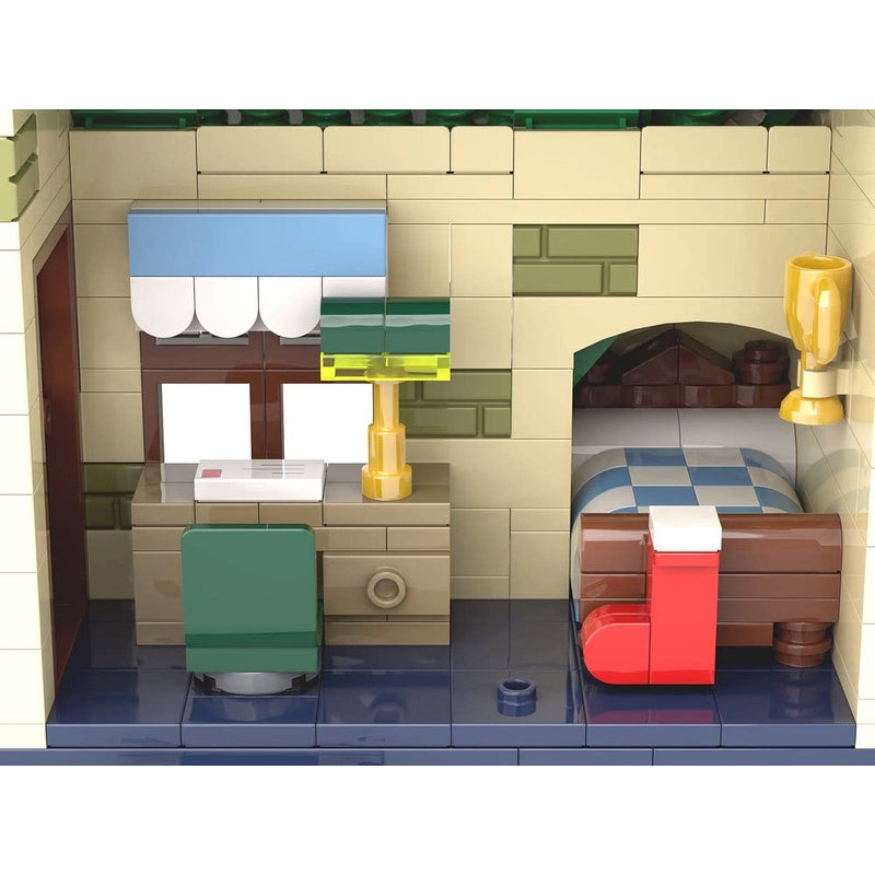 Winter Village Reindeer Ranch MOC Building Kit - 5