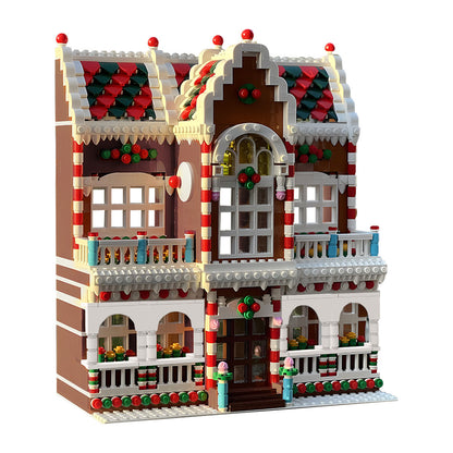 winter village town house building set | moc-200776 - 3