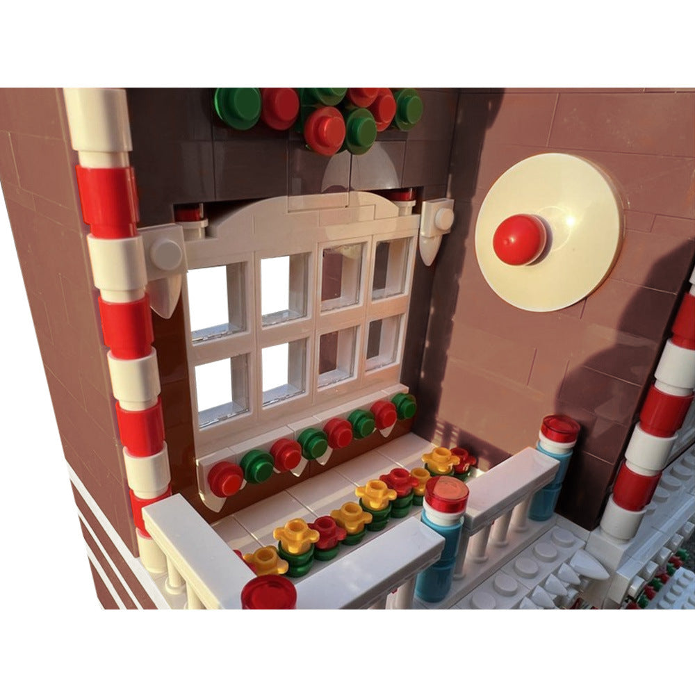 winter village town house building set | moc-200776 - 6