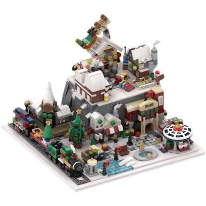 Winter Wonderland Building Kit | Winter Village | LEGO-Compatible MOC - 3