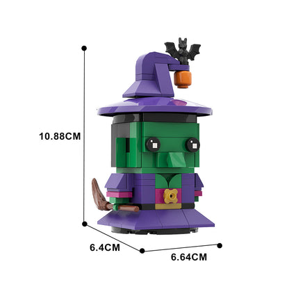 witch building set | halloween | lego compatible - 1