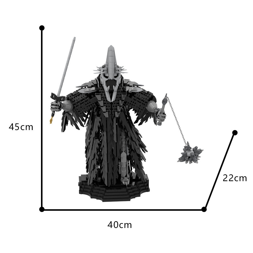 witch-king of angmar building set | lotr | moc-182732 - 4