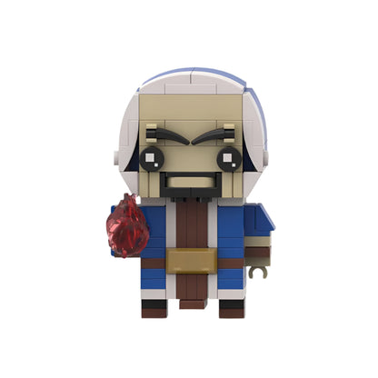 wizard from clash royale brickheadz building set | lego-compatible moc - 1