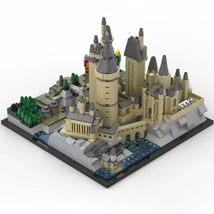 Wizarding Academy Castle MOC Miniature Architecture Building Kit - 2