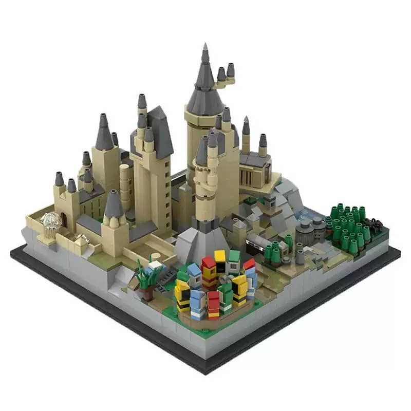 Wizarding Academy Castle MOC Miniature Architecture Building Kit - 3