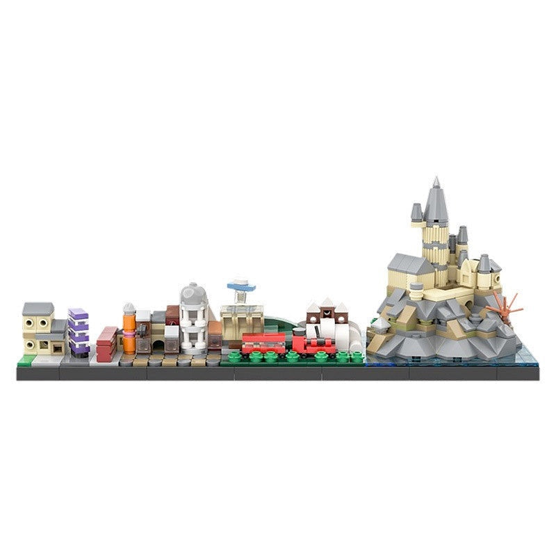 Wizarding Fantasy School Skyline MOC Architecture Building Kit - 1