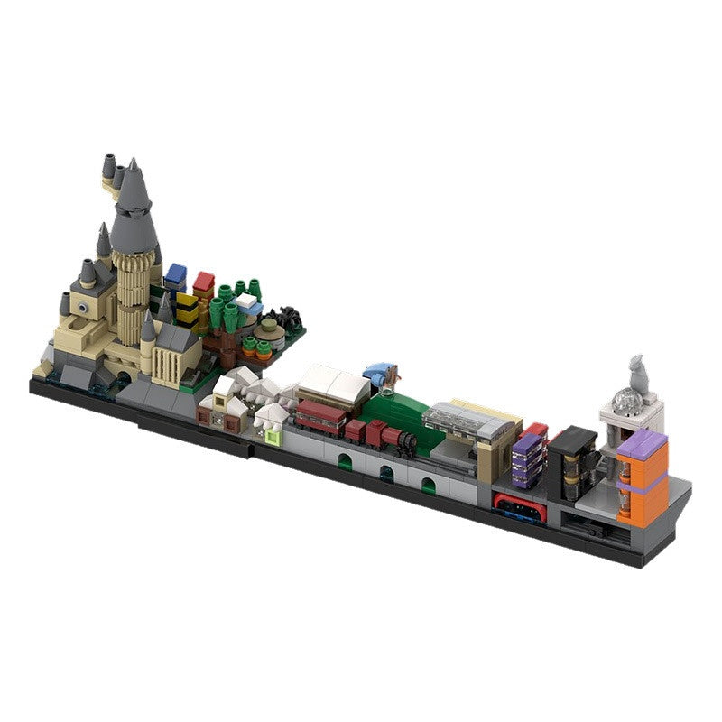 Wizarding World School Skyline Building Kit | LEGO-Compatible MOC - 2