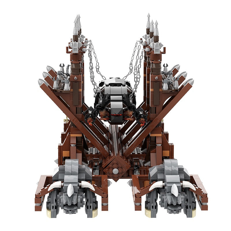 Wolf Head Battering Ram Building Kit | LEGO-Compatible MOC - 2